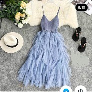 Women's Lolita mesh slip dress